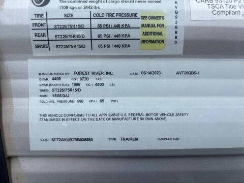2024 Forest River PRIMETIME AVENG