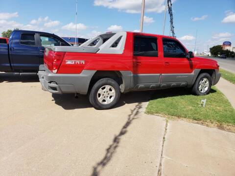 2002 Chevrolet Avalanche for sale at Pioneer Auto in Ponca City OK