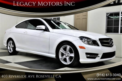 2014 Mercedes-Benz C-Class for sale at Legacy Motors Inc in Roseville CA