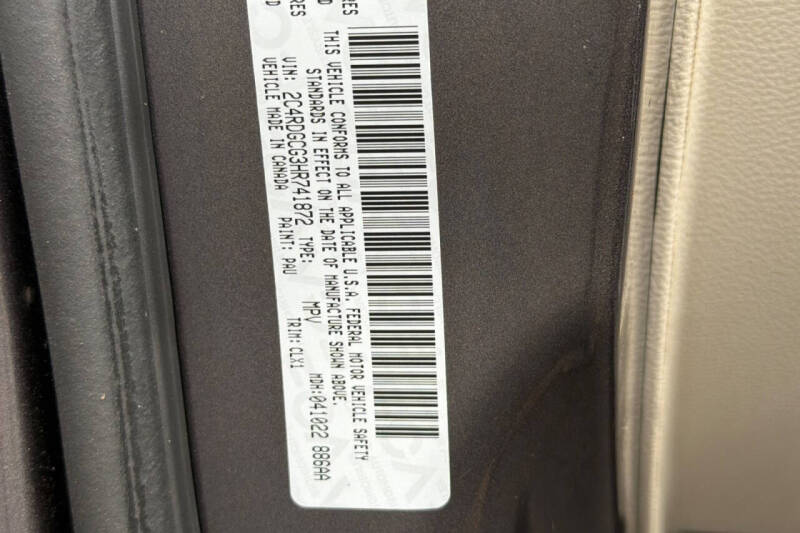 2017 Dodge Grand Caravan SXT