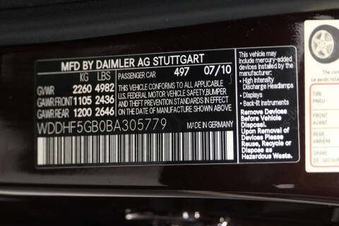 2011 Mercedes-Benz E-Class