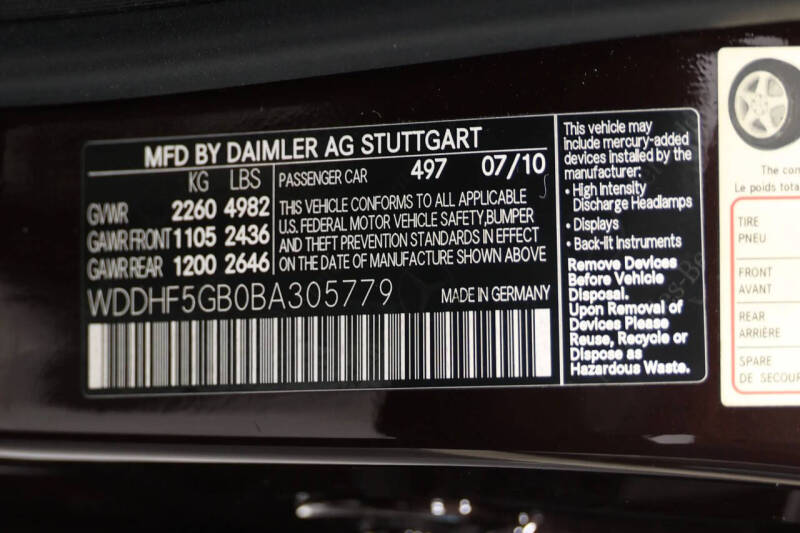 2011 Mercedes-Benz E-Class