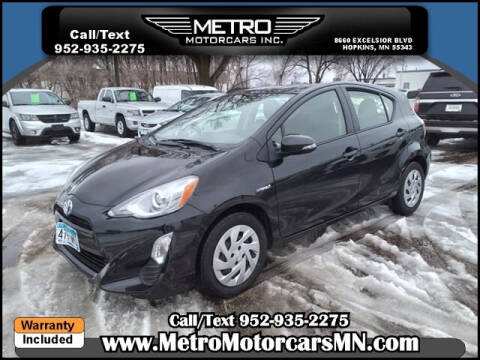 2016 Toyota Prius c for sale at Metro Motorcars Inc in Hopkins MN