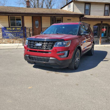 2017 Ford Explorer for sale at BIG #1 INC in Brownstown MI