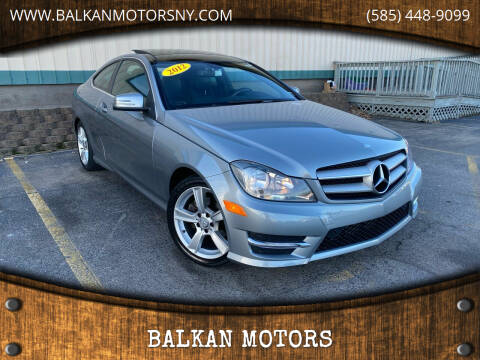 2012 Mercedes-Benz C-Class for sale at BALKAN MOTORS in East Rochester NY