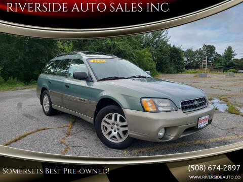 2004 Subaru Outback for sale at RIVERSIDE AUTO SALES INC in Somerset MA