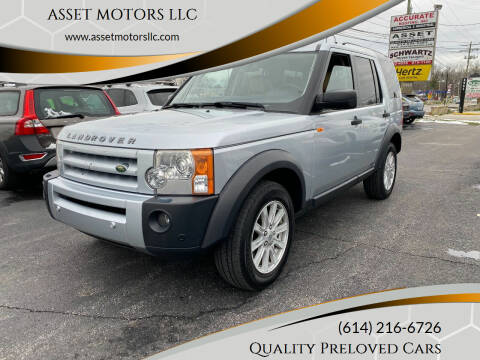 2007 Land Rover LR3 for sale at ASSET MOTORS LLC in Westerville OH