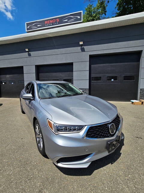 2020 Acura TLX for sale at RENOS AUTO SALES LLC in Waterbury, CT