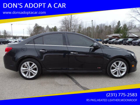 2016 Chevrolet Cruze Limited for sale at DON'S ADOPT A CAR in Cadillac MI