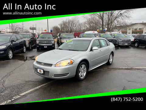 2012 Chevrolet Impala for sale at All In Auto Inc in Palatine IL