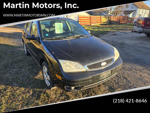 2007 Ford Focus for sale at Martin Motors, Inc. in Chisholm MN