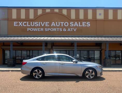 2019 Honda Accord for sale at Exclusive Auto Sales LLC - Cars in Robinsonville MS