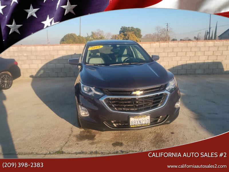 2018 Chevrolet Equinox for sale at CALIFORNIA AUTO SALES #2 in Livingston CA