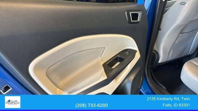 2019 Ford EcoSport SE