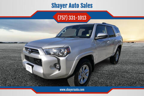 2021 Toyota 4Runner for sale at Shayer Auto Sales in Cape Charles VA