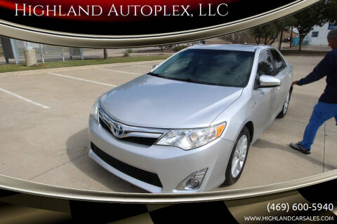 2012 Toyota Camry Hybrid for sale at Highland Autoplex, LLC in Dallas TX