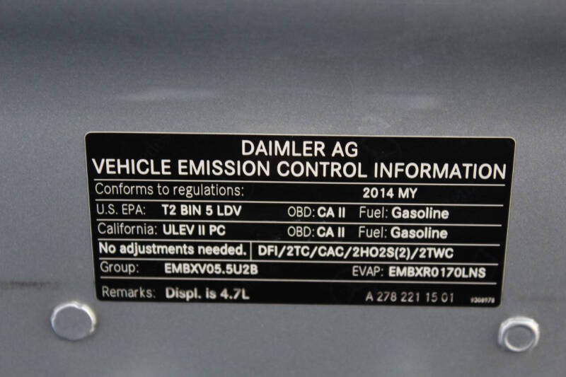 2014 Mercedes-Benz S-Class S 550