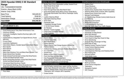 2025 Hyundai Ioniq 5 SE Standard Range