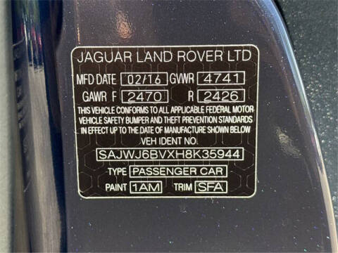 2017 Jaguar F-TYPE S