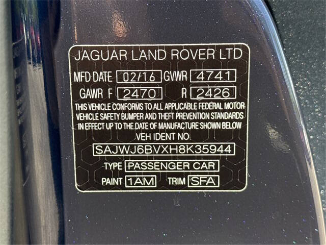 2017 Jaguar F-TYPE S