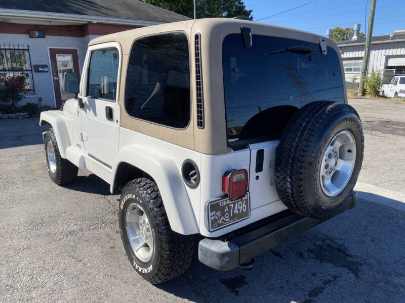 2001 Jeep Wrangler Sahara