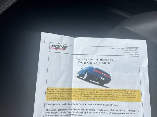 2012 Dodge Challenger SRT8 392