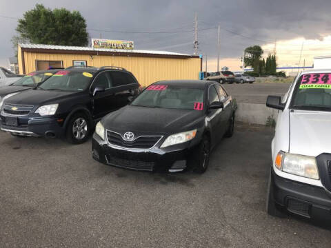 2011 Toyota Camry for sale at BELOW BOOK AUTO SALES in Idaho Falls ID