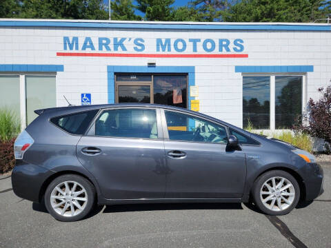 2012 Toyota Prius v for sale at Mark's Motors in Northampton MA