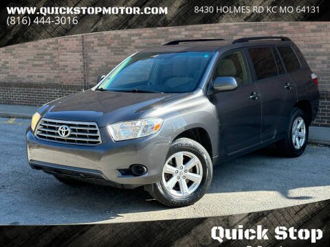 2008 Toyota Highlander for sale at Quick Stop Motors in Kansas City MO