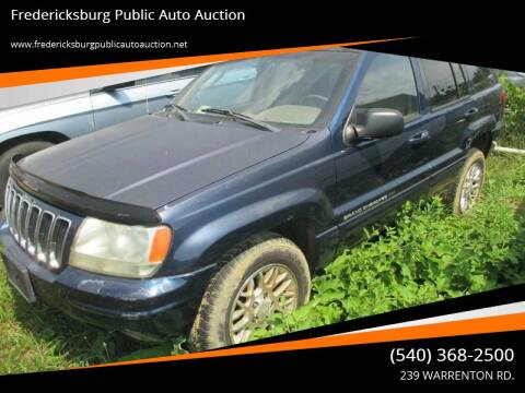 2002 Jeep Grand Cherokee for sale at FPAA in Fredericksburg VA