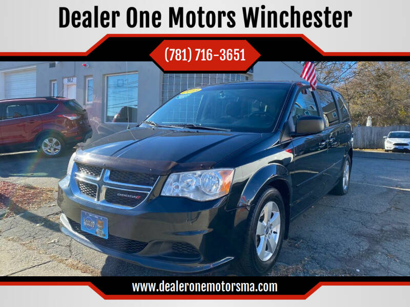 2013 Dodge Grand Caravan for sale at Dealer One Motors Winchester in Winchester MA