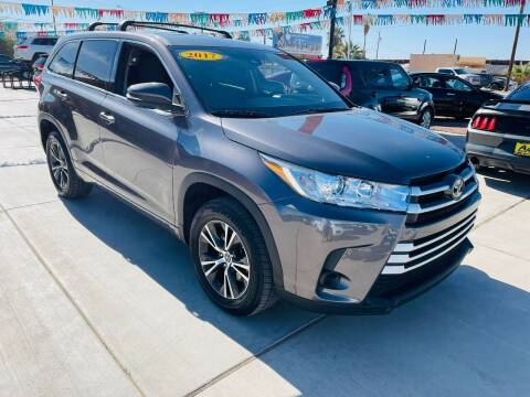 2017 Toyota Highlander for sale at A AND A AUTO SALES in Gadsden AZ