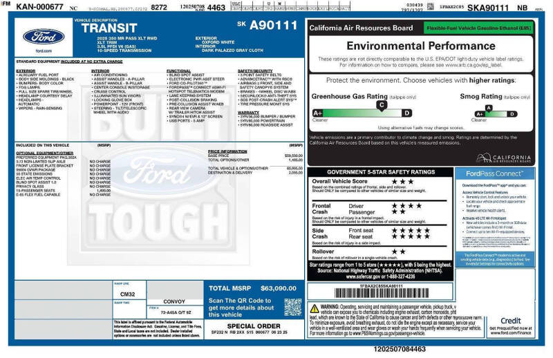 2025 Ford Transit 350 XLT