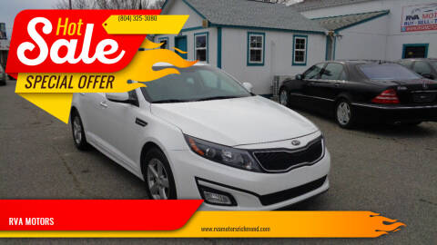 2015 Kia Optima for sale at RVA MOTORS in Richmond VA