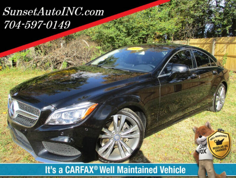2016 Mercedes-Benz CLS for sale at Sunset Auto in Charlotte NC