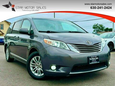 2015 Toyota Sienna for sale at Star Motor Sales in Downers Grove IL
