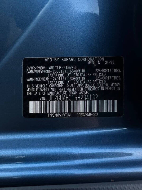 2024 Subaru Crosstrek