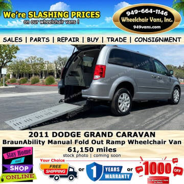 2011 Dodge Grand Caravan for sale at Wheelchair Vans Inc in Laguna Hills CA