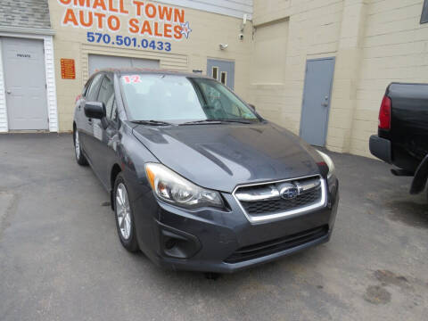 2012 Subaru Impreza for sale at Small Town Auto Sales in Hazleton PA