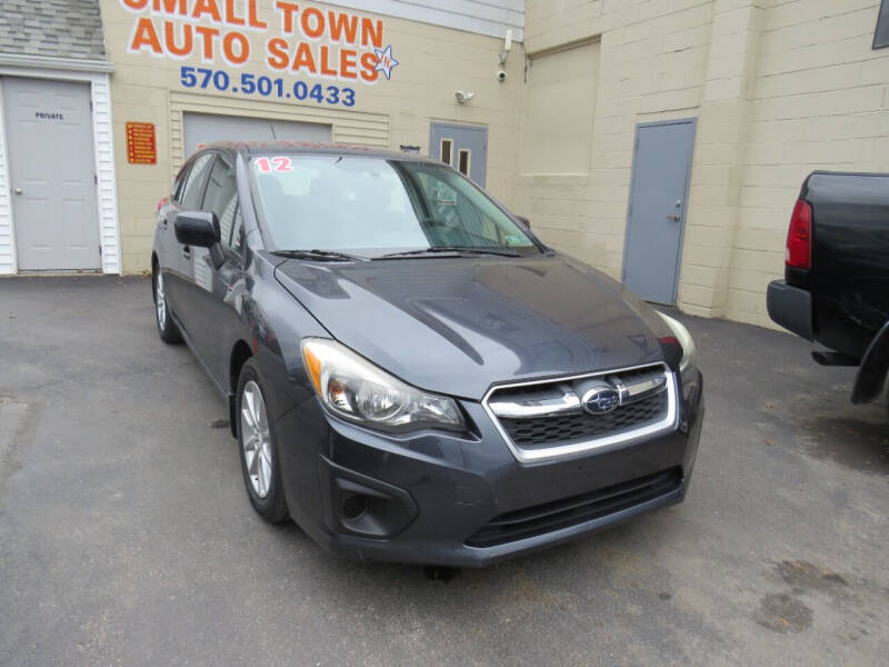 2012 Subaru Impreza for sale at Small Town Auto Sales in Hazleton PA