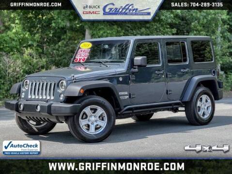 2018 Jeep Wrangler JK Unlimited for sale at Griffin Buick GMC in Monroe NC