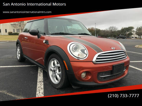 2012 MINI Cooper Hardtop for sale at San Antonio International Motors in San Antonio TX