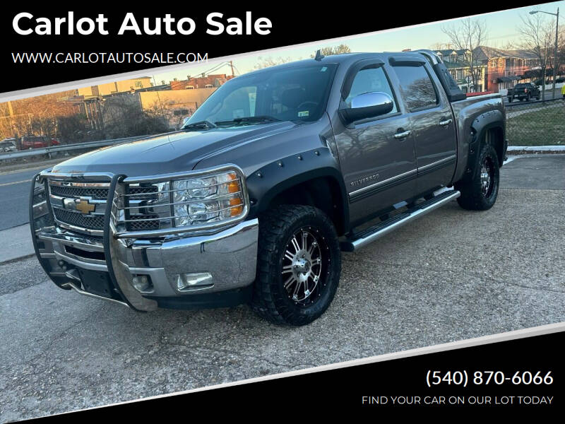 2012 Chevrolet Silverado 1500 for sale at Carlot Auto Sale in Fredericksburg VA