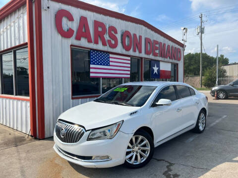 2015 Buick LaCrosse for sale at Cars On Demand 2 in Pasadena TX