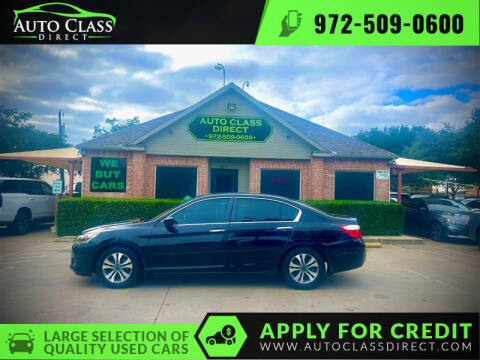 2014 Honda Accord for sale at Auto Class Direct in Plano TX