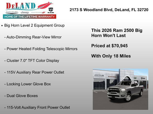 2026 RAM 2500 Big Horn