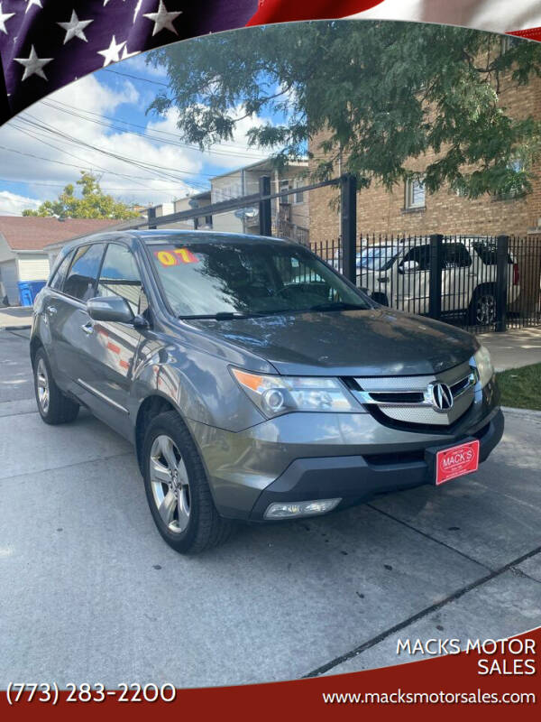 2007 Acura MDX for sale at Macks Motor Sales in Chicago IL