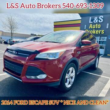 2014 Ford Escape for sale at L & S AUTO BROKERS in Fredericksburg VA