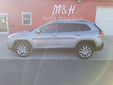 2014 Jeep Cherokee for sale at M & H Auto & Truck Sales Inc. in Marion IN