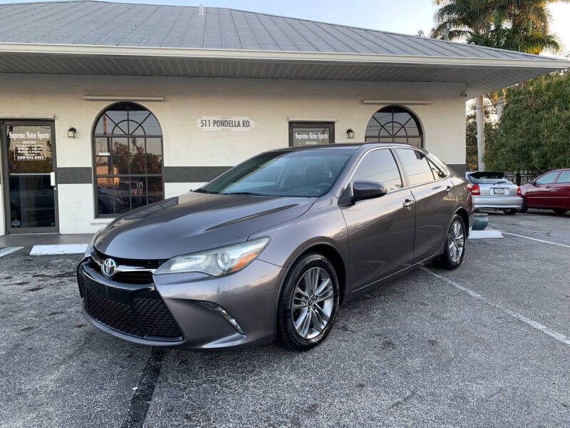 2015 Toyota Camry for sale at Supreme Motor Sports in North Fort Myers FL